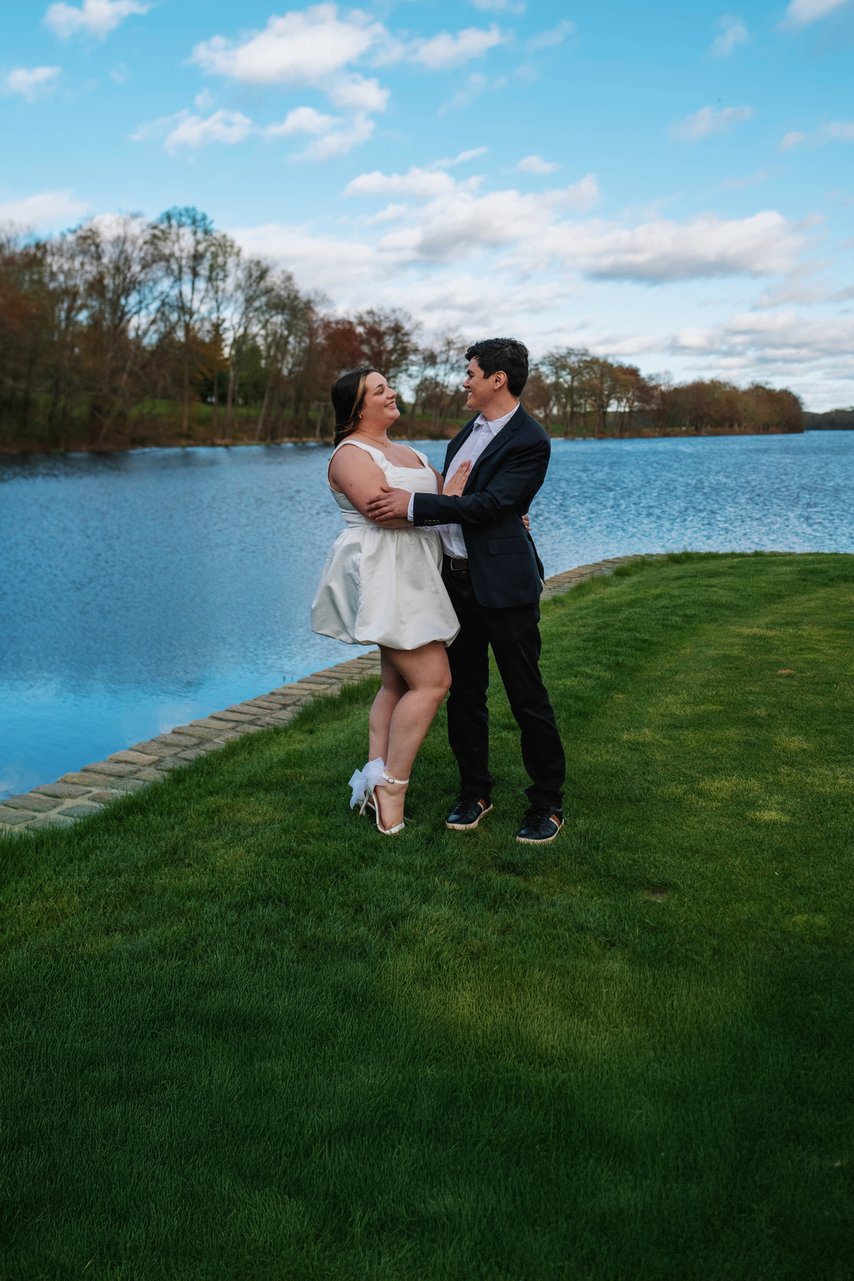 Shannen and David by the lake